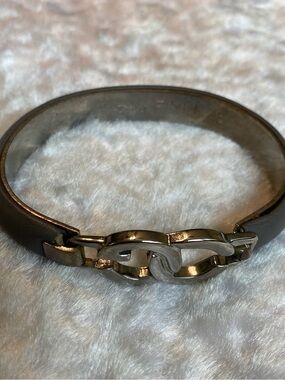 🍀Scuola del Cuoio Firenze Italian Leather Bracelet Gray